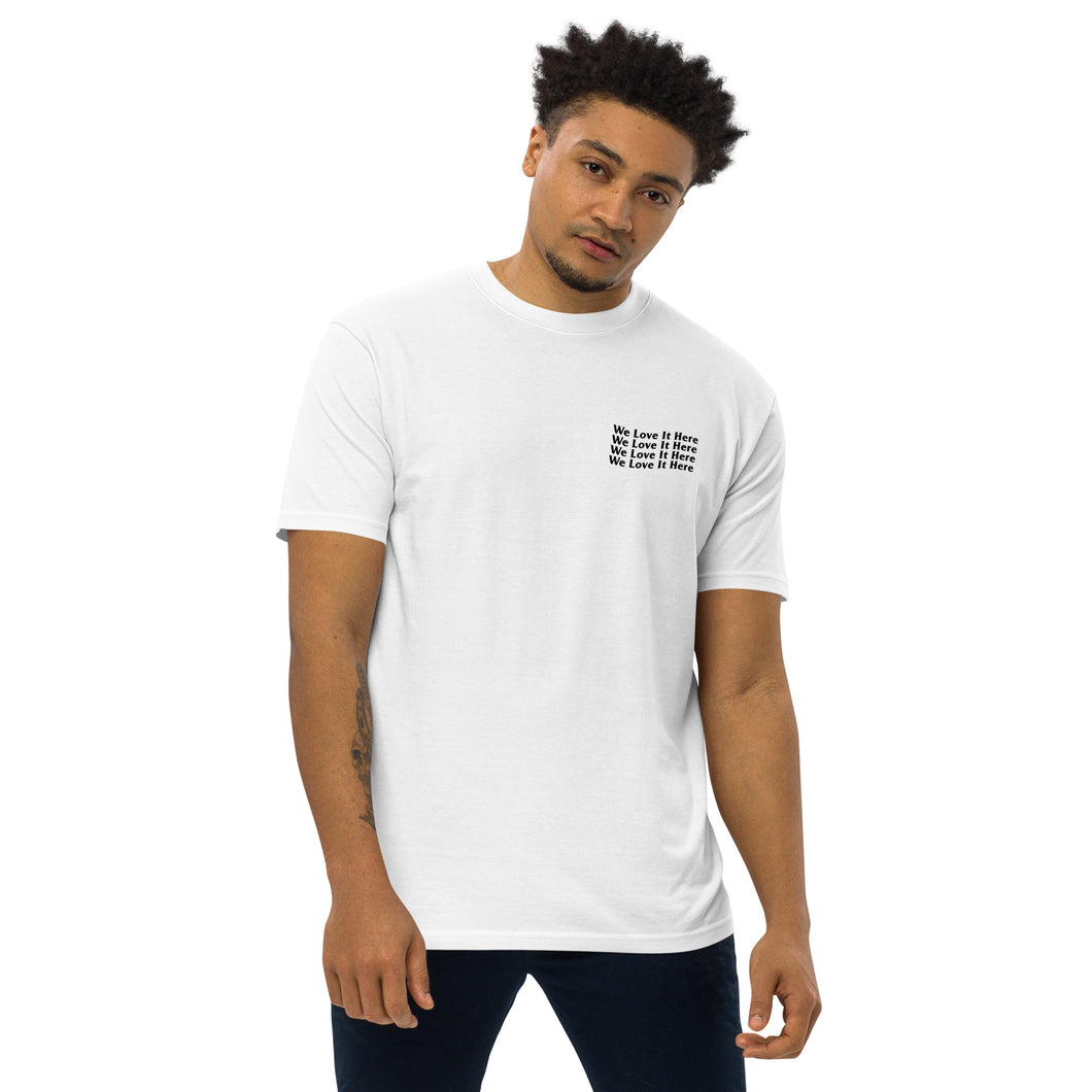 Wavy We Love It Here Tee - White